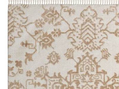 Rug Elias Beige By Benuta 3D model