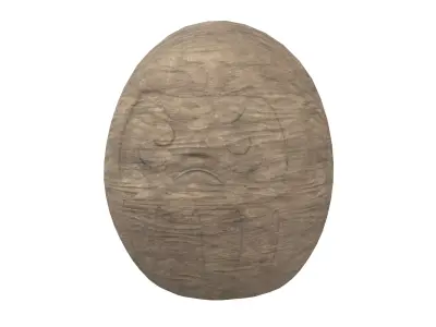 Bodhidharma Ornaments v1 003 Low-poly 3D model