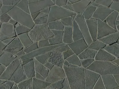 Random Slate Flagstone PBR Texture Texture