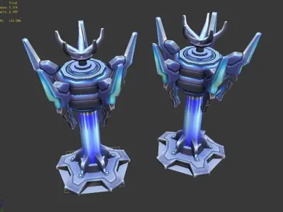 Rotating Organ - Fort 04 3D model