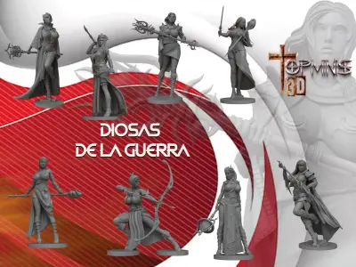 TABLETOP WARRIORS 3D print model