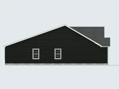 Cape Cod House 6 3D model