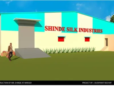 3D front elevations of buldings 3D print model