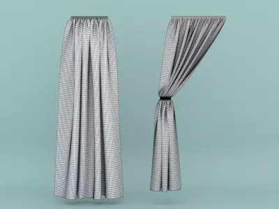 Curtain 3D model