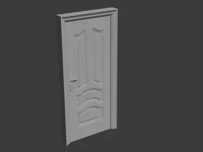 LOWPOLY DOOR MODEL 2 Low-poly 3D model