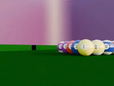 POOL TABLE 3D model