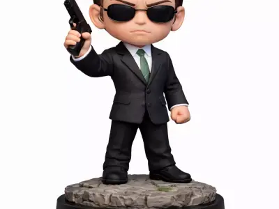 Movie Chibi Bundle 4 Character STL Files for 3D Printing 3D print model