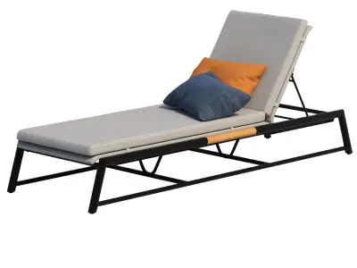 Globewest Antigue Sunbed 3D model