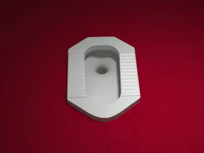 Squat toilet  3D model