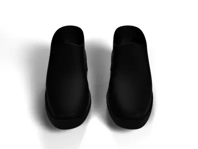 Loafers pair of shoes 3D model