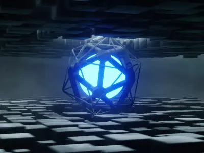 Cool Central Reactor Animation  3D model