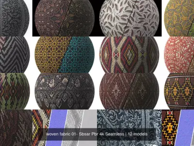  woven fabric 01- Sbsar Pbr 4k Seamless Texture