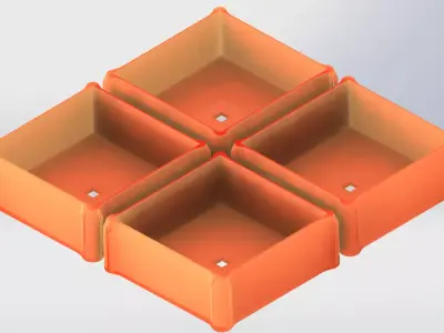 Lack feet 3D print model