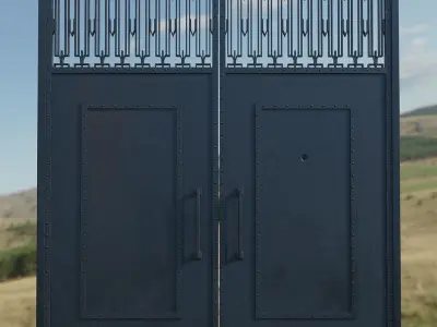 1930s Gates Model Free low-poly 3D model