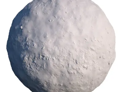 Snow road scan 37 tile 3D model