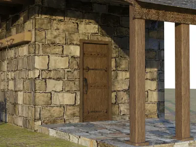 Medieval Warehouse 3D model