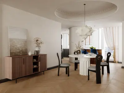 apartment interior scenes       3D model 4