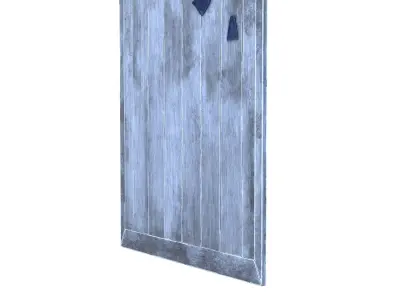 Castle Door 08 Low Poly Realistic Low-poly 3D model