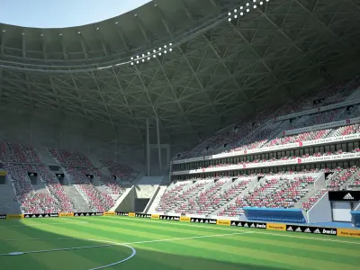 Stade Velodrome Marseille 3D model