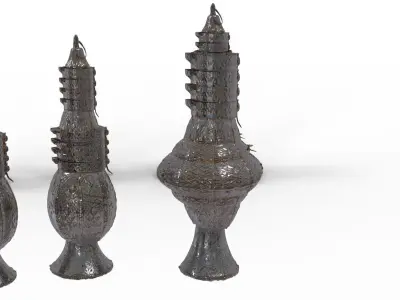 Lamp ornate collection 3D model