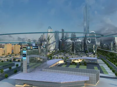 Future city 2 3D model