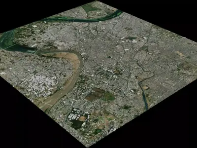Surat - India 3D model