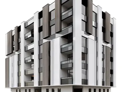 RESIDENTIAL BUILDING NO102 A 3D model