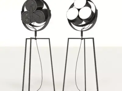 Signal floor lamp 3D model