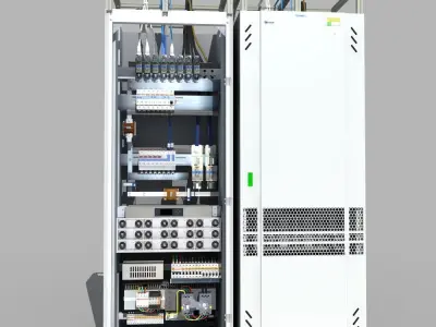 Telecom Power System 01 3D model