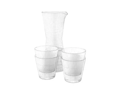 Kartio Carafe Set 3D model