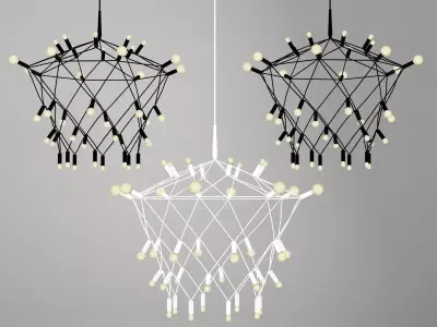 Orbit Chandelier 3D model