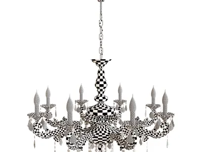 Classic Chandelier 003 3D model