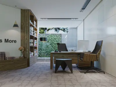 Modern Office Interior 3D model