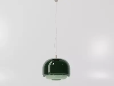 Glass Lamp Dopamine Vibrant Style - 5 Color Variants 3D model