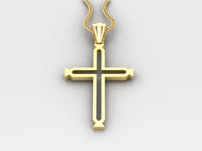 Cross Light Gold 4CP045 3DM STL 3D print model purchase