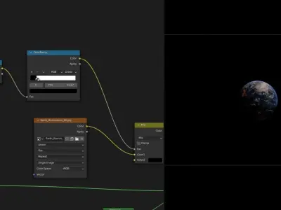 EARTH - high poly 3D model in EEVEE 3D model