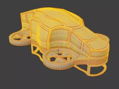 Flying Car Prototype 3D model
