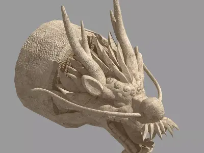 Stone Sculpture - Faucet 25 3D model