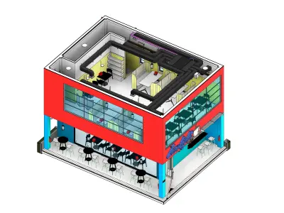 Downtown Cafe  3D model