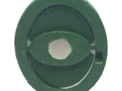 Photo frame MALEN oval 30x40 with daisy 3D print model