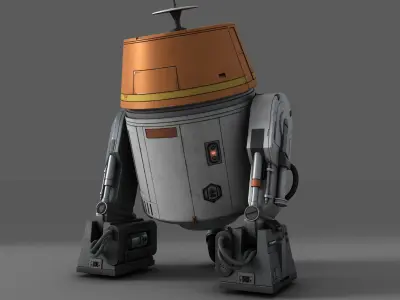 Star Wars C1-10P Chopper 3d model 3D model