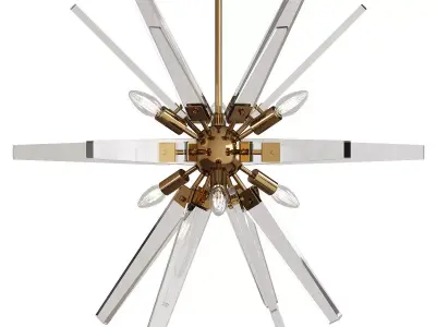 THORNE ACRYLIC CHANDELIER Low-poly 3D model