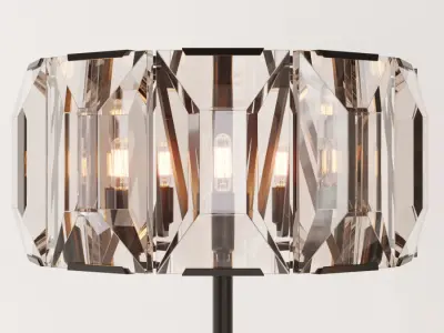 Restoration Hardware HARLOW CRYSTAL TABLE LAMP FLOOR LAMP 3D model