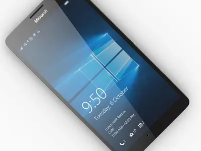 Microsoft Lumia 950 XL Black 3D model