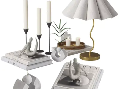 Decorative set 25 3D model get