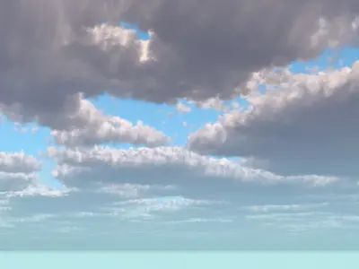 Clouds 3D model