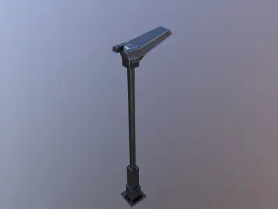 Street Lamp Free low-poly 3D model