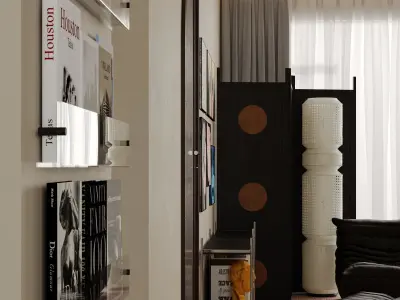 apartment interior scenes     3D model 3