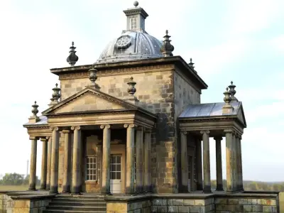 Temple of the Winds Low-poly 3D model