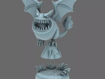 Space Orcs Inferno Flametail Attack Beast 3D print model